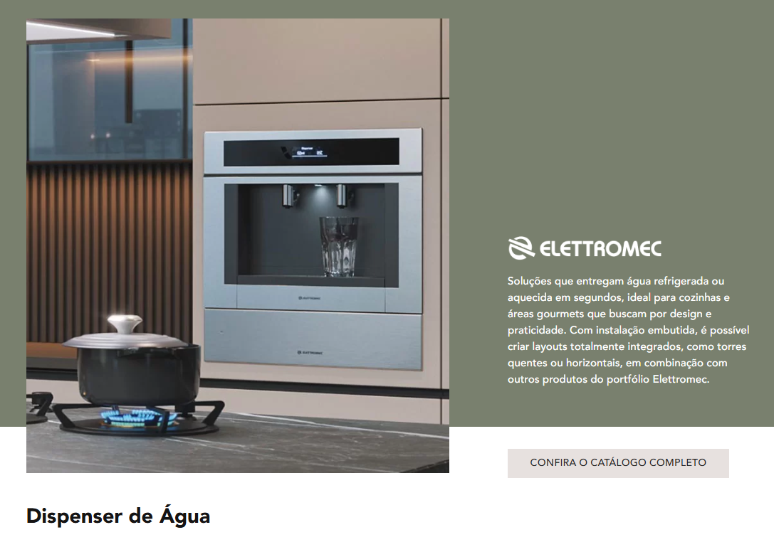 Dispenser de água Elettromec